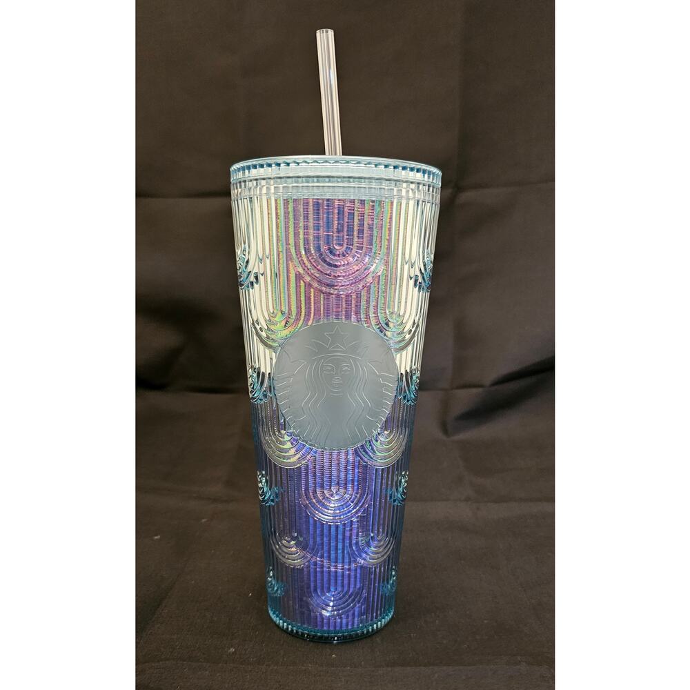 NWT Starbucks Iridescent Mermaid Scales Tumbler
